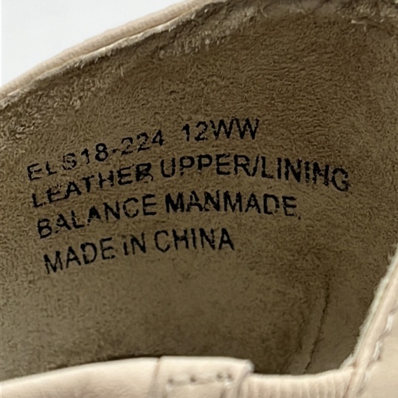 David Tate Off White Sandals Size 11 Wide Width. MCS2564G - Picture 9 of 9